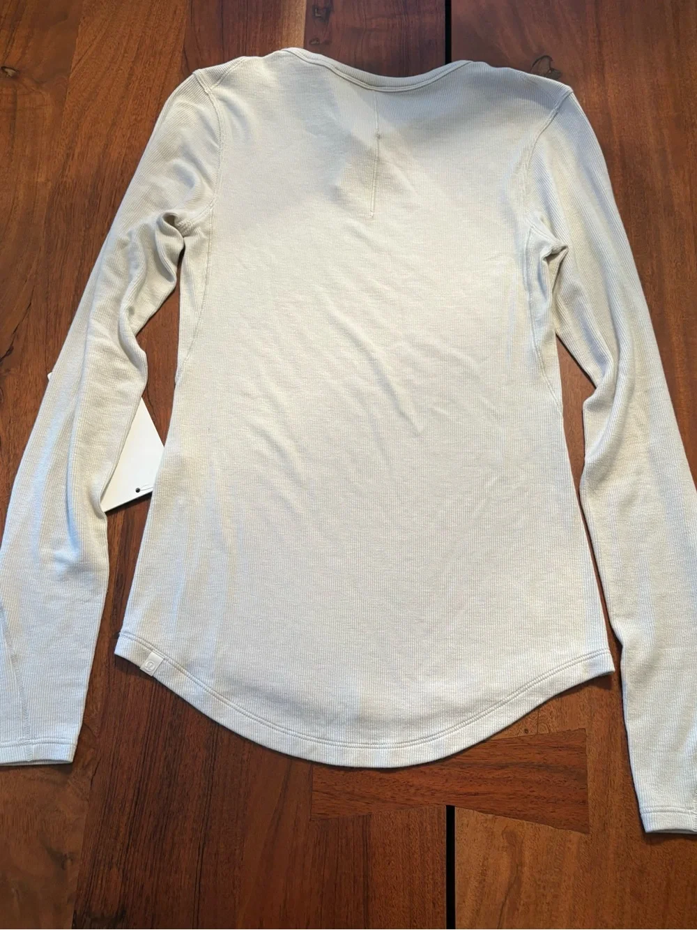 lululemon athletica Ribbed Crew Neck Tee — Cream NWT size 2